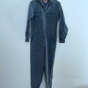 Vintage Banana Republic Utility Workwear Women's SZ10 Jumpsuit Green Costumer